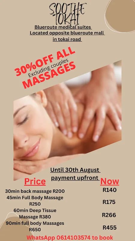 SOOTHE Massage and Beauty in Tokai