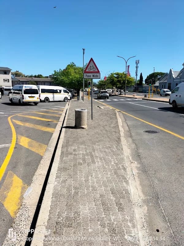 Stellenbosch Taxi rank in Stellenbosch CBD