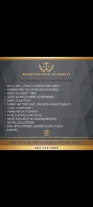 Mahdiyyah Patel Attorneys in Attridgeville