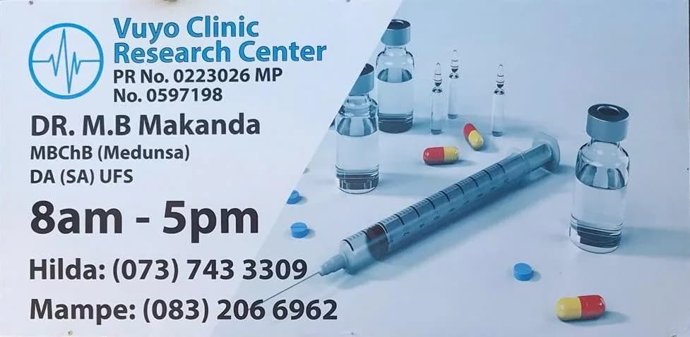 Dr. M B Makanda in Mangaung