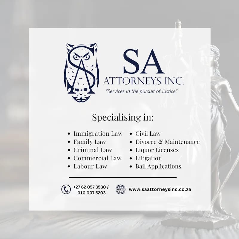 SA Attorneys Inc. ⚖️ in Germiston CBD