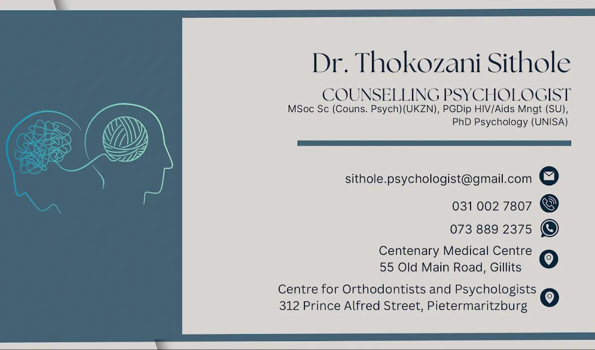 Dr Thokozani Sithole & Associates, Counselling Psychologist - PMB in Northdale