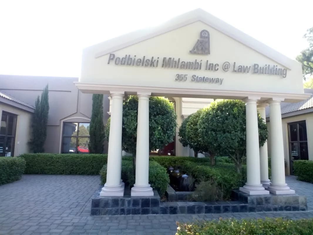 Podbielski Mhlambi Inc @ Law Building in Riebeeckstad