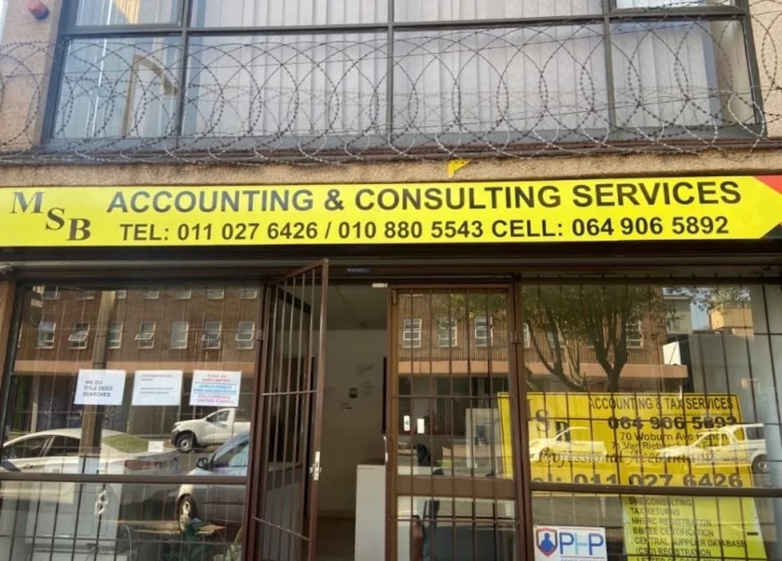 MSB Accounting & Consulting Services in Benoni CBD
