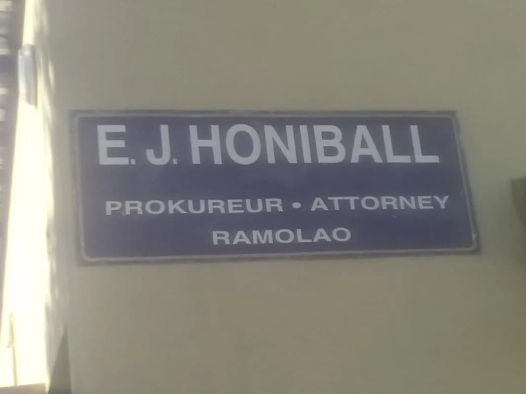 E. J. Honiball Attorneys in Mokopane Extension