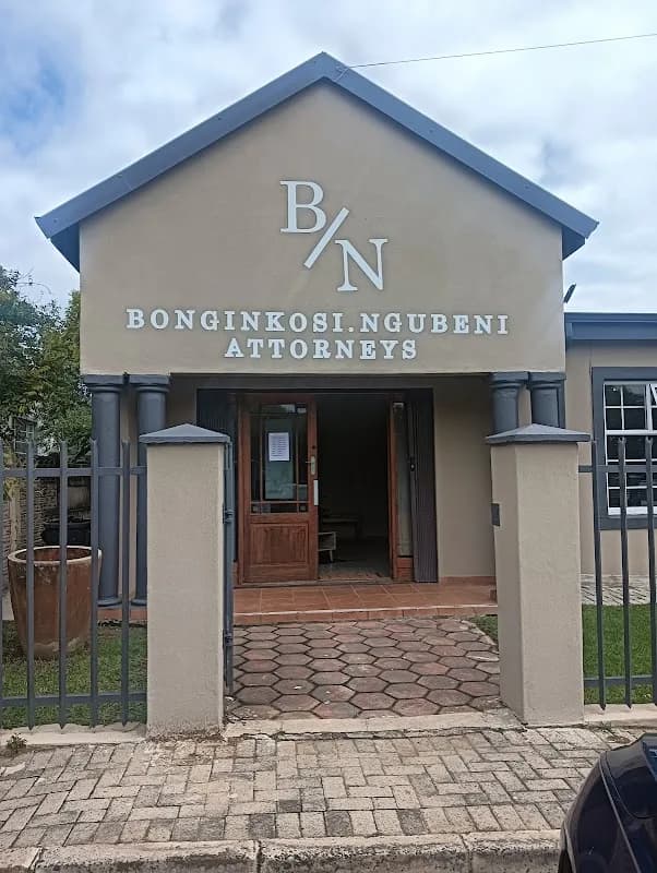 Bonginkosi Ngubeni Attorneys in Bethlehem CBD