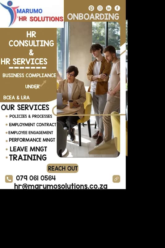 MARUMO HR SOLUTIONS JOHANNESBURG in Johannesburg CBD