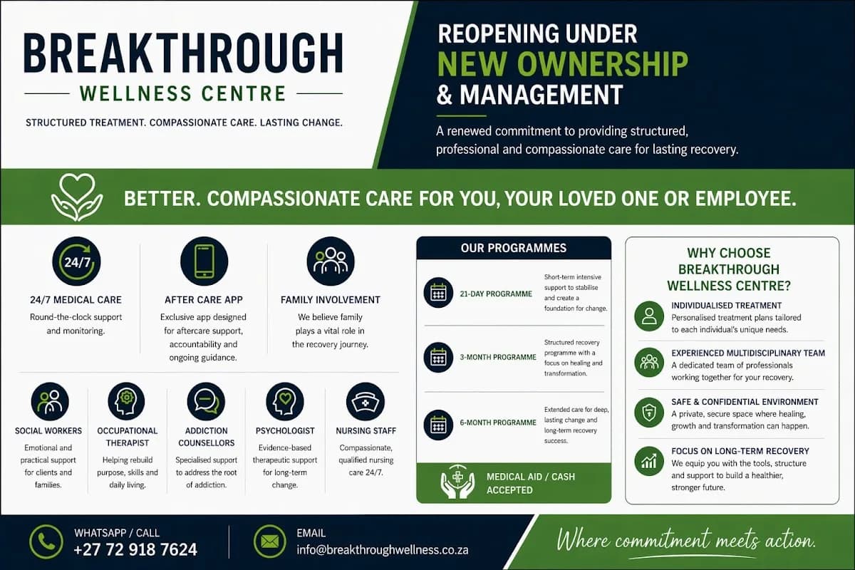 Breakthrough Wellness Centre in eMalahleni CBD