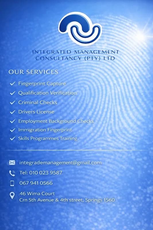 Integrated Management Consultancy in Boksburg CBD