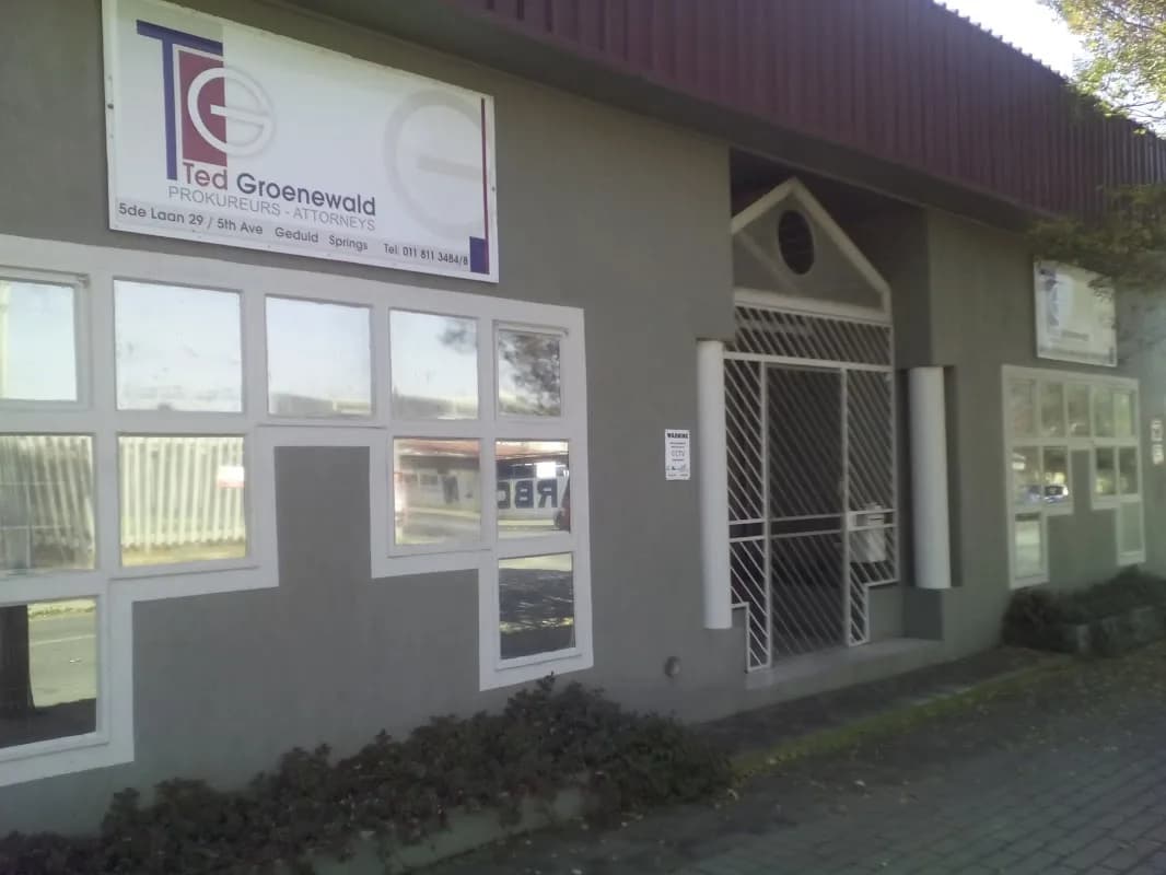 Ted Groenewald in Springs