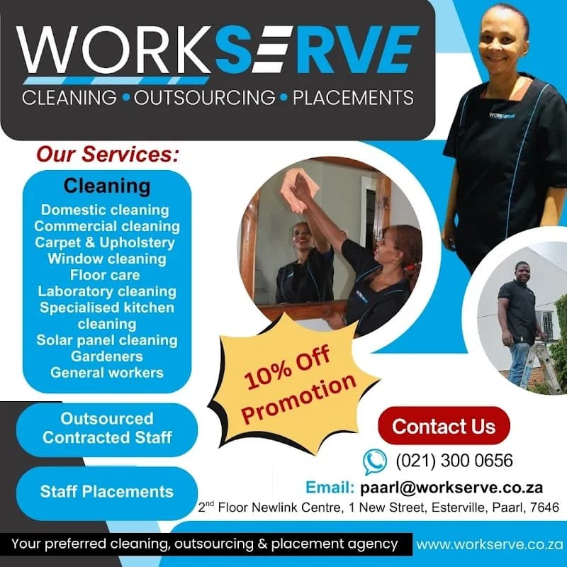 Workserve - Bellville (Cleaning, Outsourcing, Placements) in Bellville