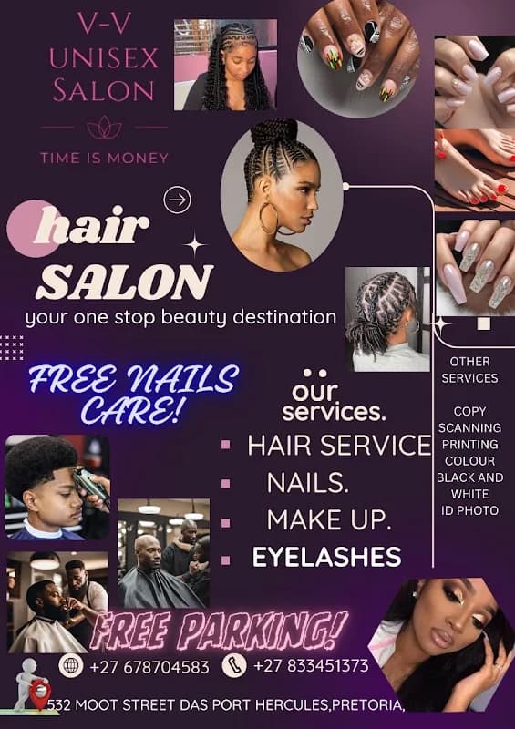 V-V Unisex Salon in The Moot