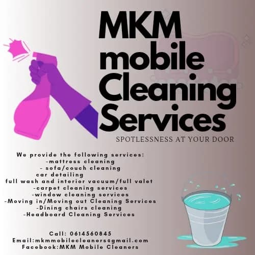 MKM Mobile Cleaning Services pty Ltd in Mahikeng Industrial