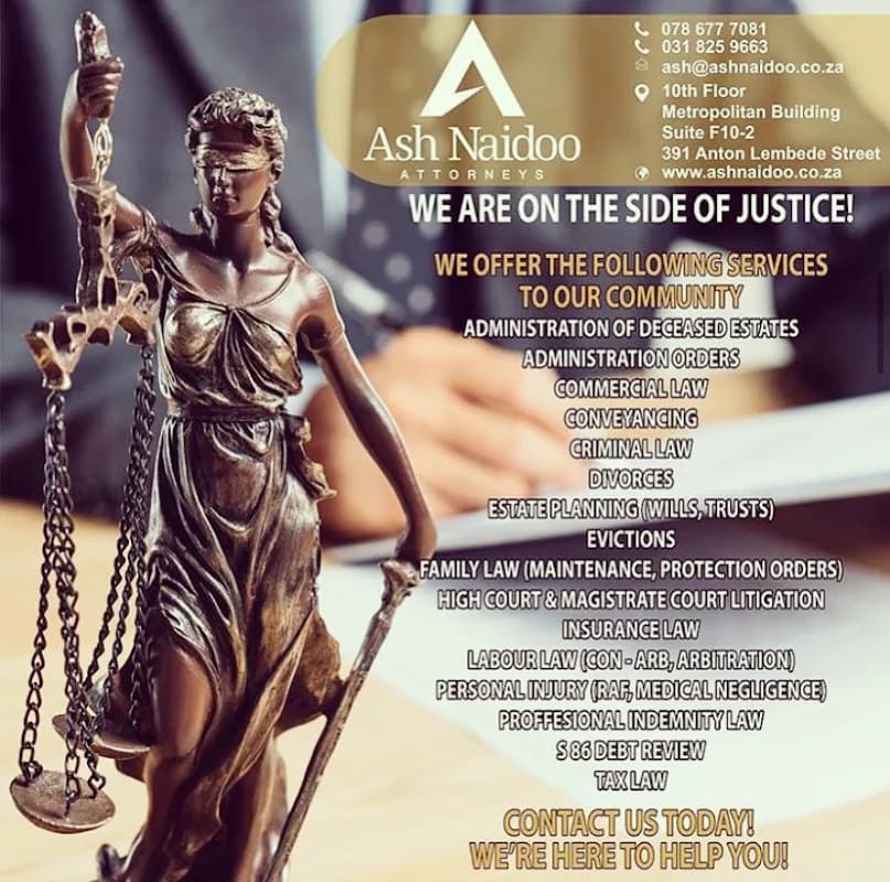 Ash Naidoo Attorneys in Ballito
