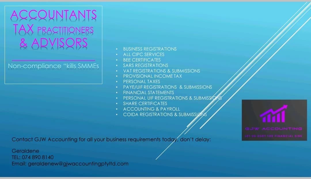 GJW Accounting PTY Ltd in Krugersdorp CBD