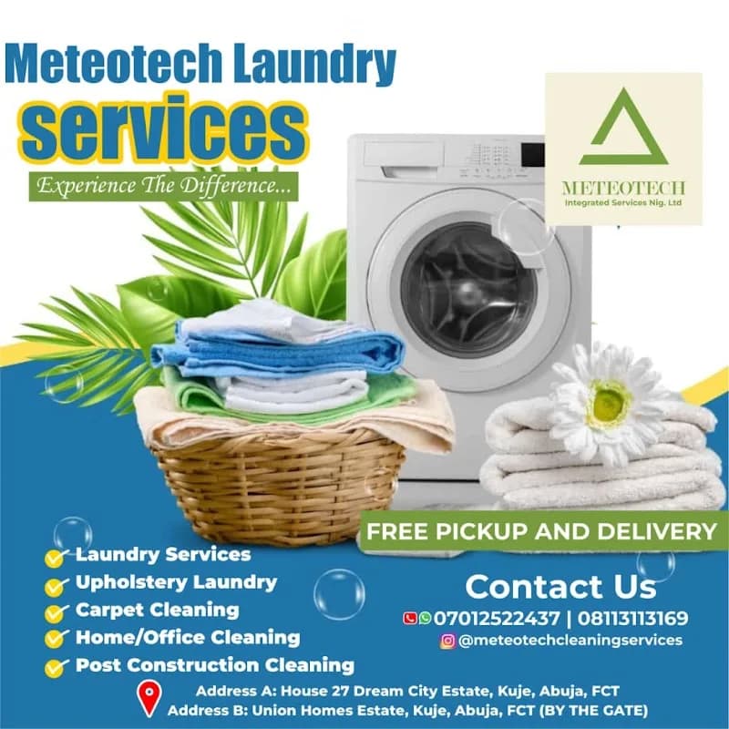Meteotech Laundry and Dry cleaning Services in Kuje