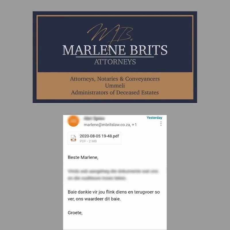 Marlene Brits Attorneys in Menlyn