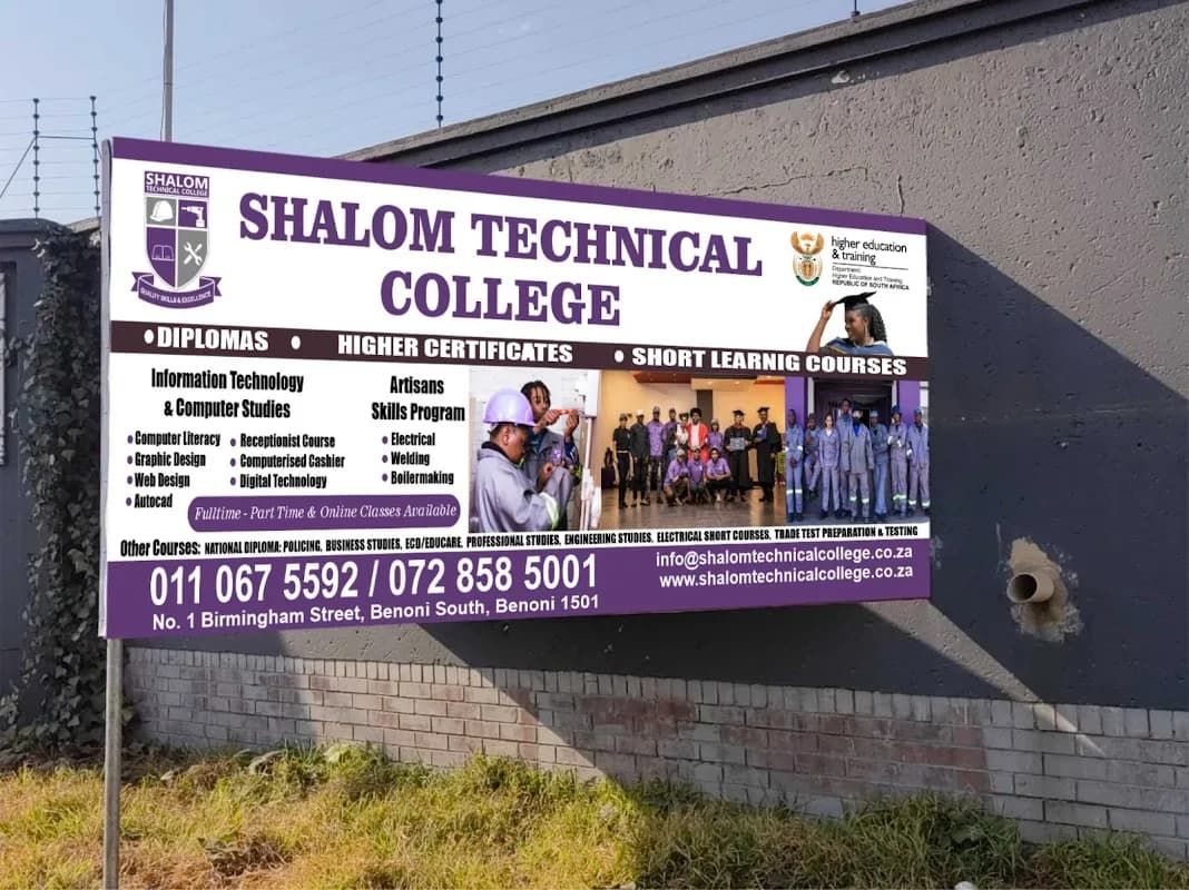 Shalom Technical College-Benoni Campus in Benoni CBD