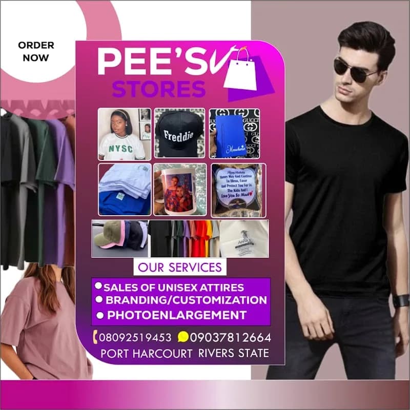 Pee's stores in Elekahia