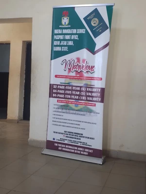 Nigeria Immigration Service, Zaria Passport Office in Zaria City