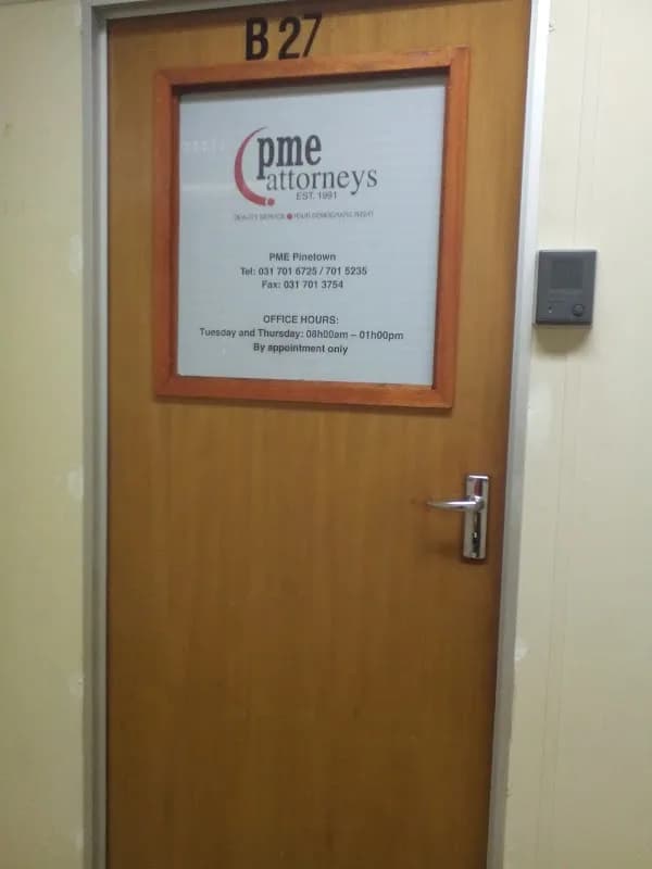 PME Inc Attorneys in Pinetown