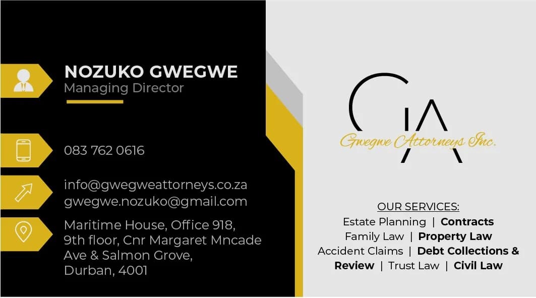 Gwegwe Attorneys Inc. in Westville
