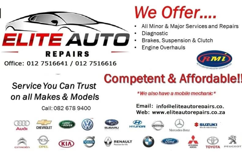 Elite Car Repairs in Wierda Park