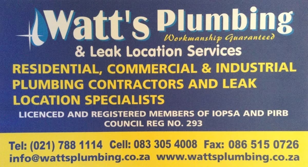 Watt's Plumbing & Leak Location Services in Clifton