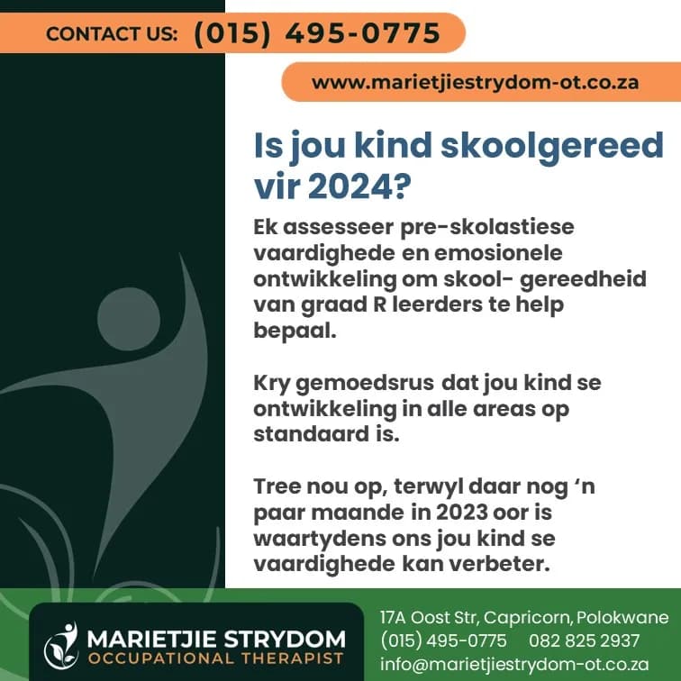 MARIETJIE STRYDOM OCCUPATIONAL THERAPISTS in Bendor
