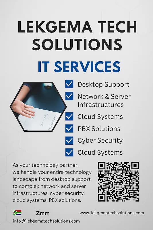 Lekgema Tech Solutions in Grand Central