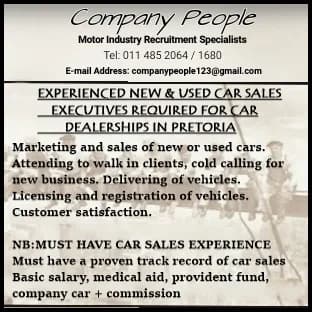 Company People Motor Industry Recruitment Specialists in Kempton Park