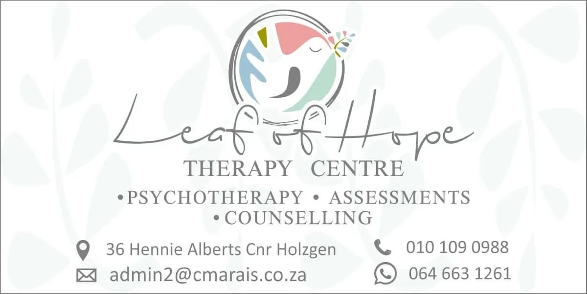 Leaf of Hope Therapy Centre in Alberton