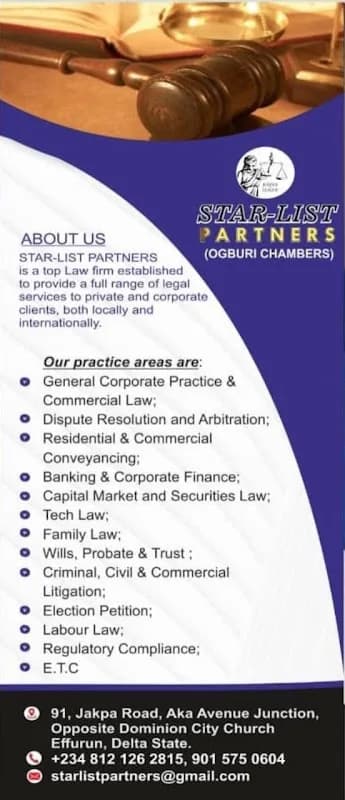 Star-List Partners in Effurun