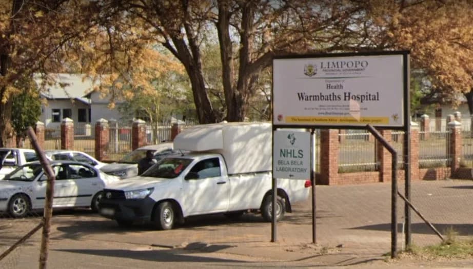 Warmbaths Hospital in Bela-Bela CBD