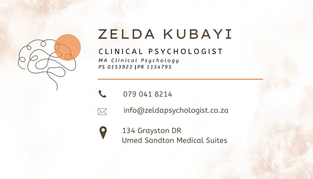 Zelda Kubayi Clinical Psychologist in Kramerville