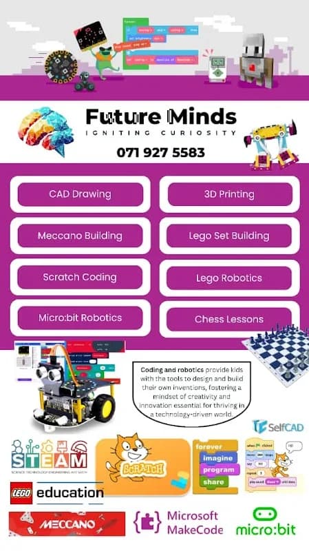 Future Minds Technology & Coding & Robotics Centre for Kids Klerksdorp in Klerksdorp CBD