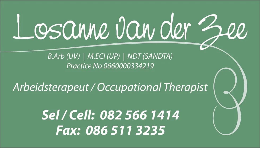 Losanne van der Zee OT in Tzaneen CBD