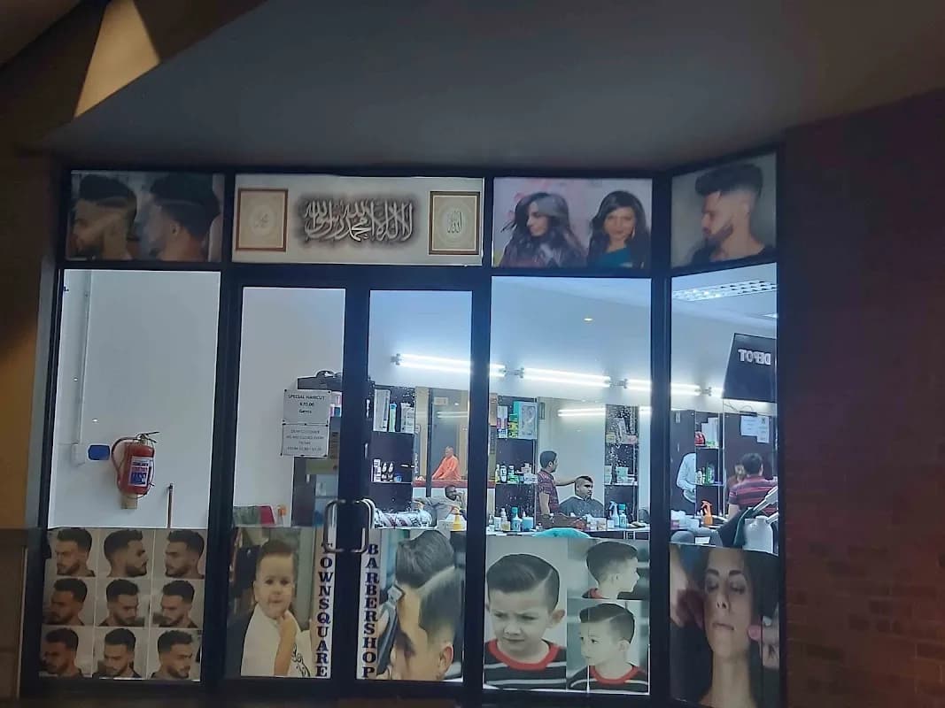 Town square barber shop in Arboretum