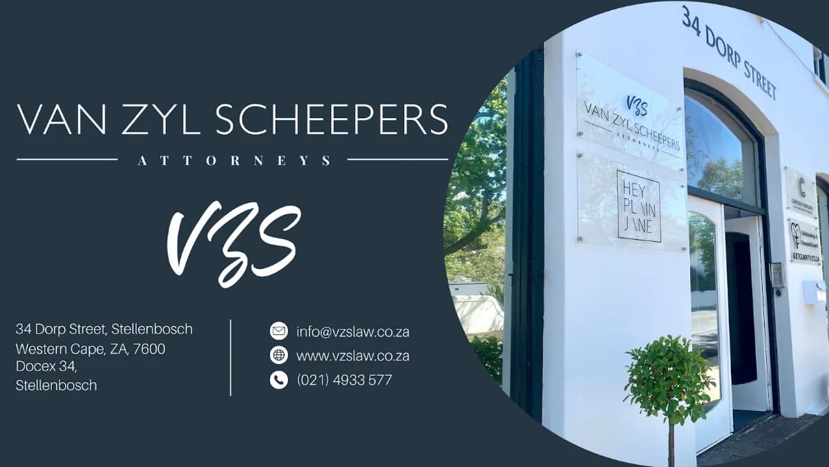 Van Zyl Scheepers Attorneys in Die Boord