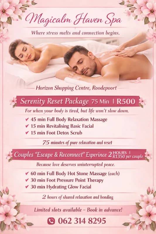 Magicalmhaven Spa in Roodepoort CBD
