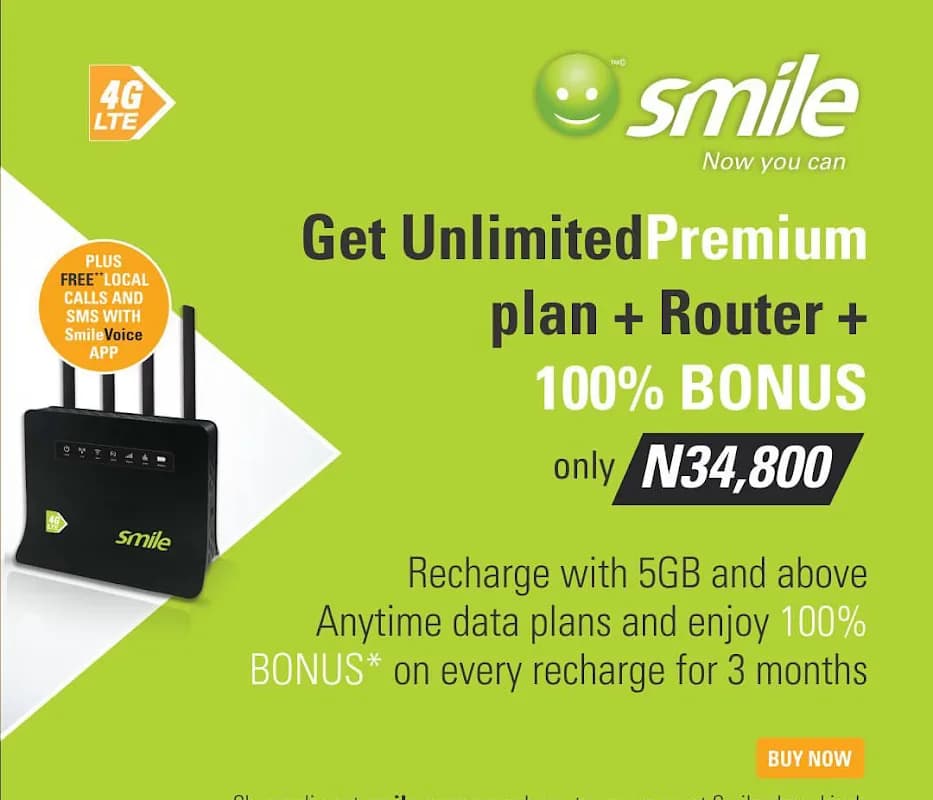 Smile Internet Billings Way in Agidingbi