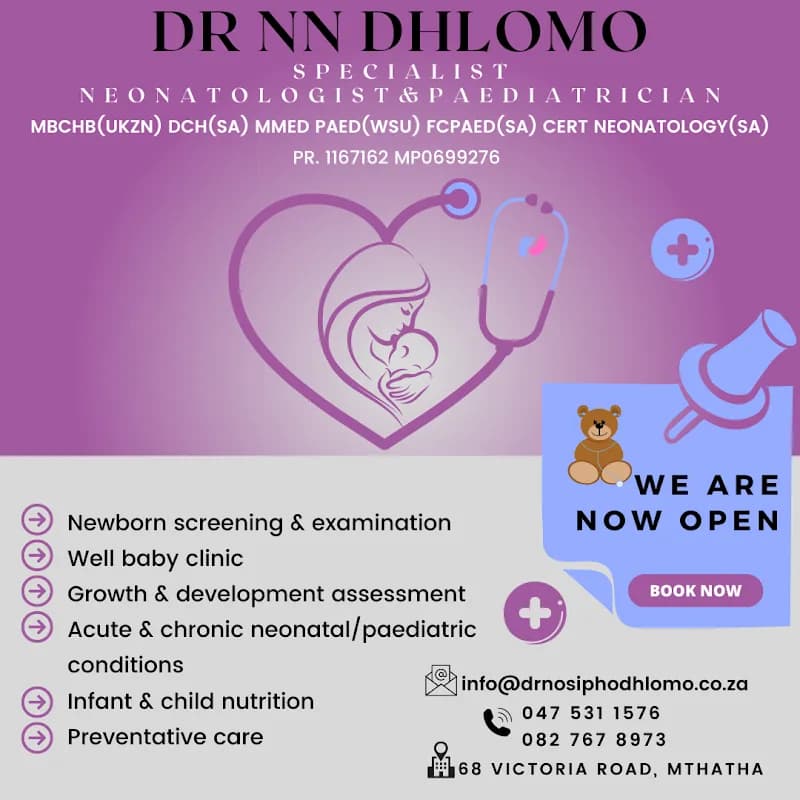 Dr Nosipho Dhlomo Neonatologist & Paediatrician in Southernwood