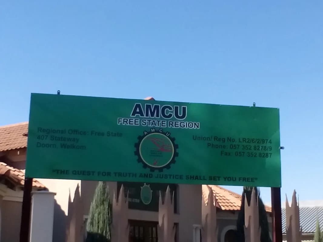 AMCU Free State Region in Welkom CBD