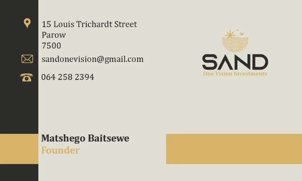 Sand One Vision Investments in Parow
