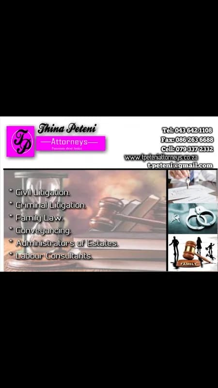 Thina Peteni Attorneys in Bhisho CBD