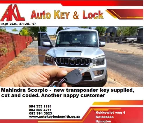 Auto Key and Lock Upington in Upington CBD