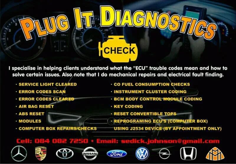 Plug iT Diagnostics Auto Electrical/Mechanical Repair in Mitchells Plain