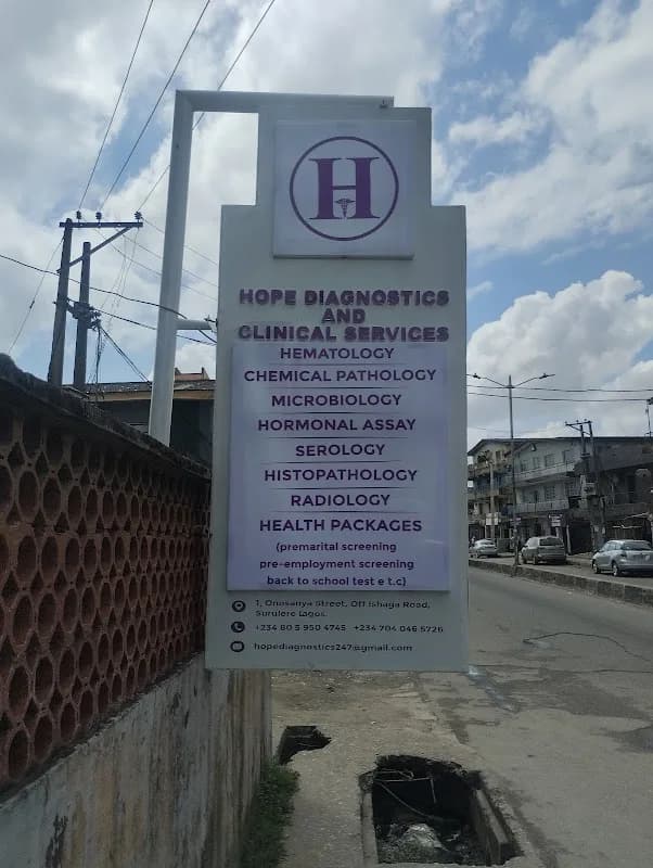 Hope diagnostics in Mushin