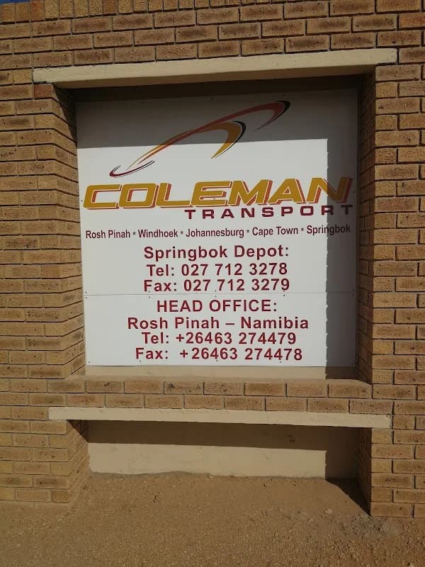 Coleman Transport in O'kiep