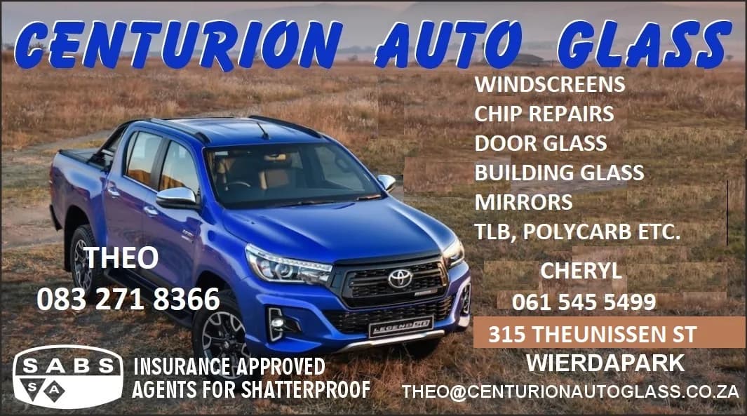 Centurion Auto Glass - Vehicle / House in Wierda Park